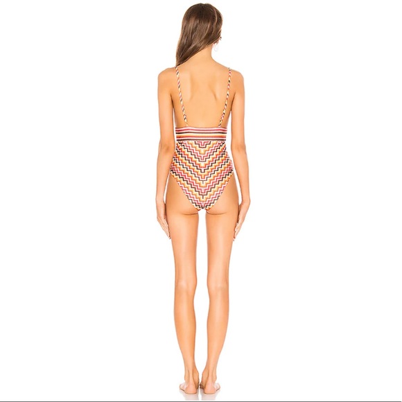 House of Harlow Women’s Yellow Floral Retro Two-Piece Swimsuit Bikini – Size Small
